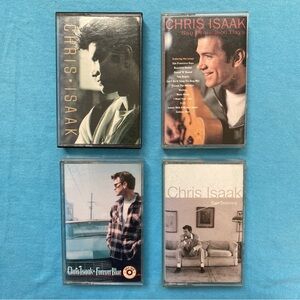 80s/90s l Chris Isaak I 4 Cassette Tapes
